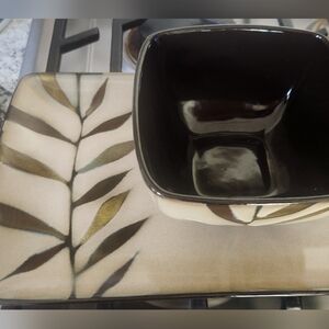 Vtg 4 pc Soup & 4 pc Salad Set